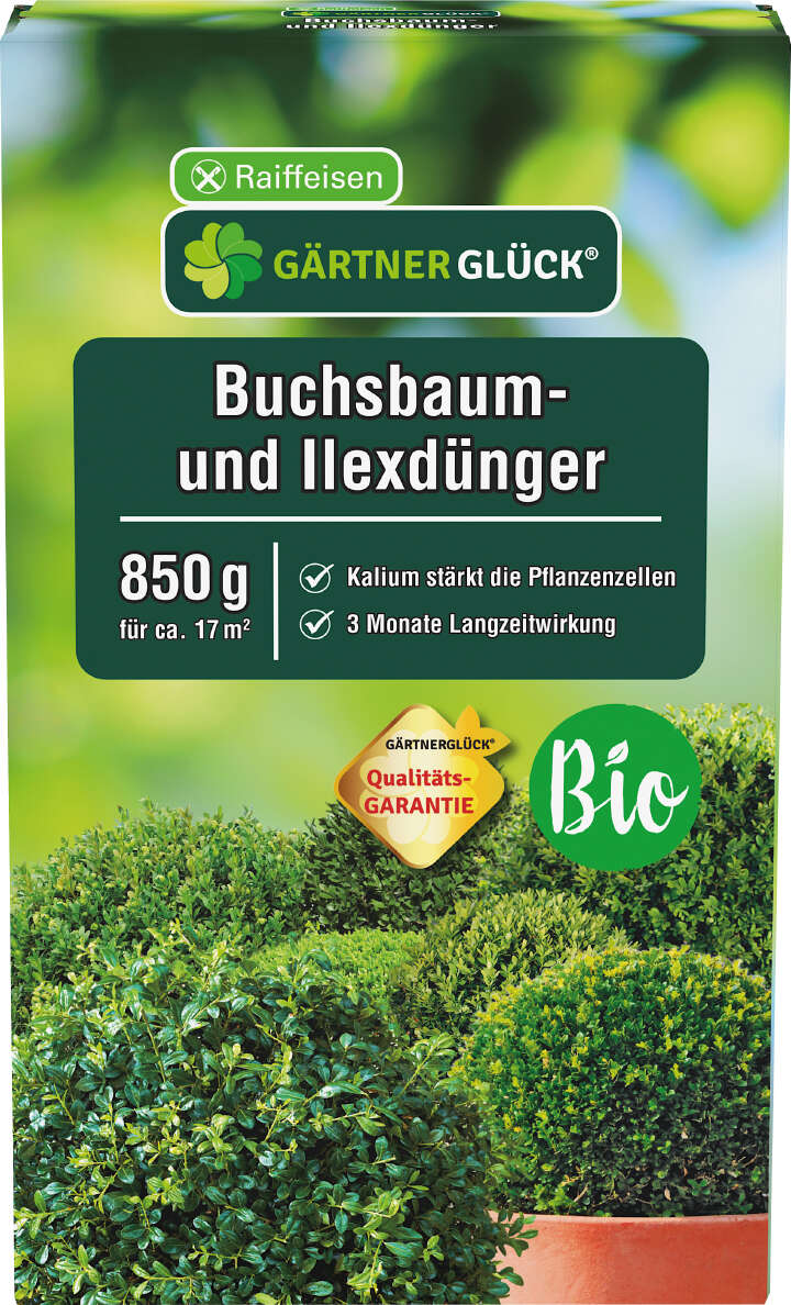 GÄRTNERGLÜCK Bio Buchsbaum- und Ilexdünger